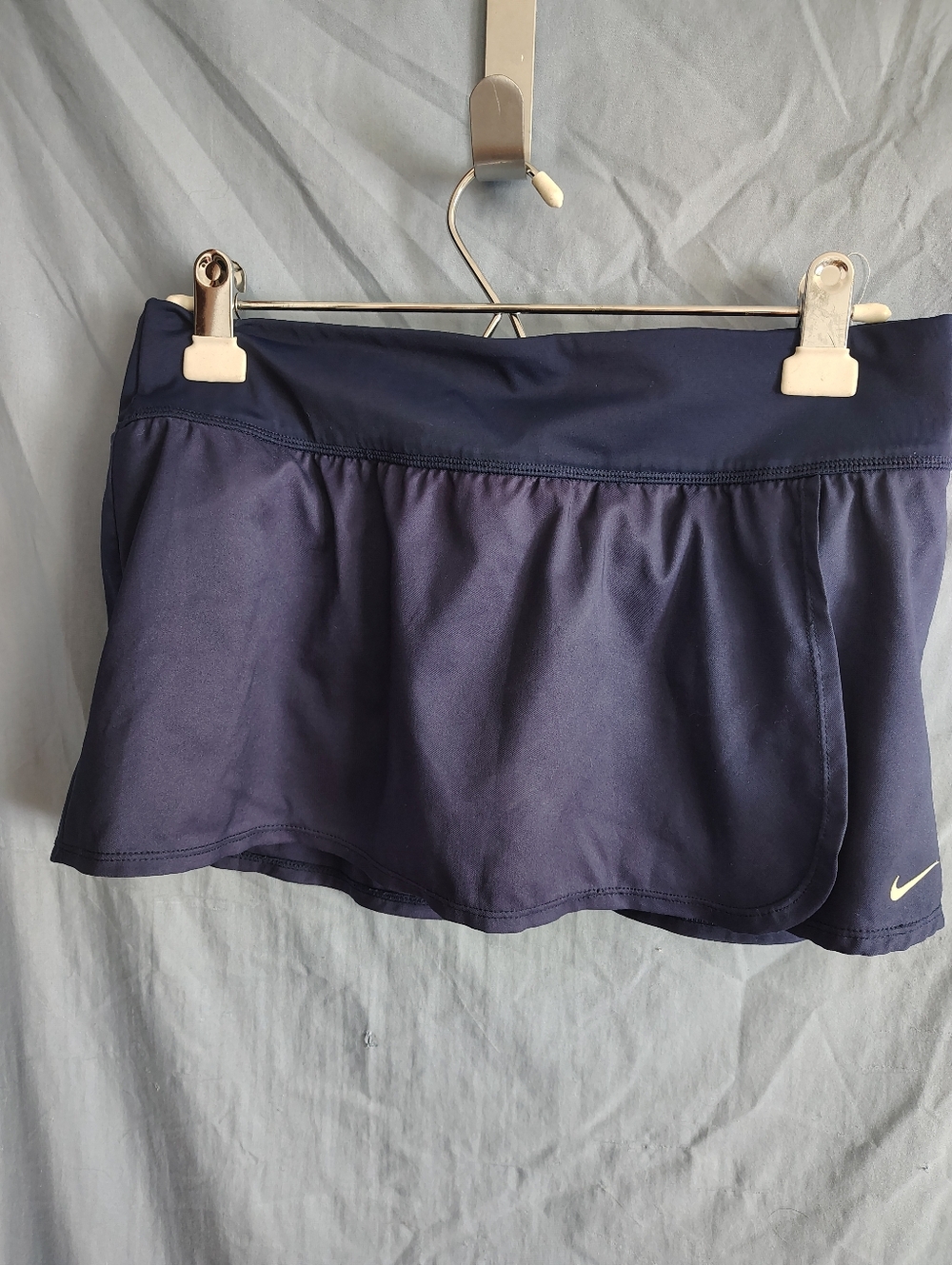 Nike Athletic Skort Women's Sz M Navy Blue Dri-Fit Running Tennis Golf Skirt